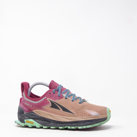 Altra Shoes - Altra Womens Olympus 5 Trail Running Shoes Brown Vibram Sneakers 8.5